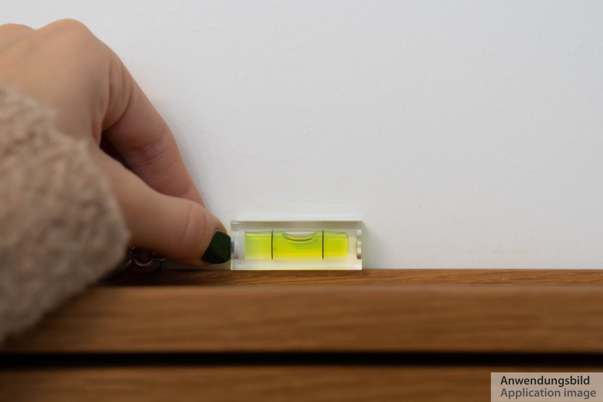 kabelmeister® Wasserwaage mit Schlüsselanhänger - 3er-Set