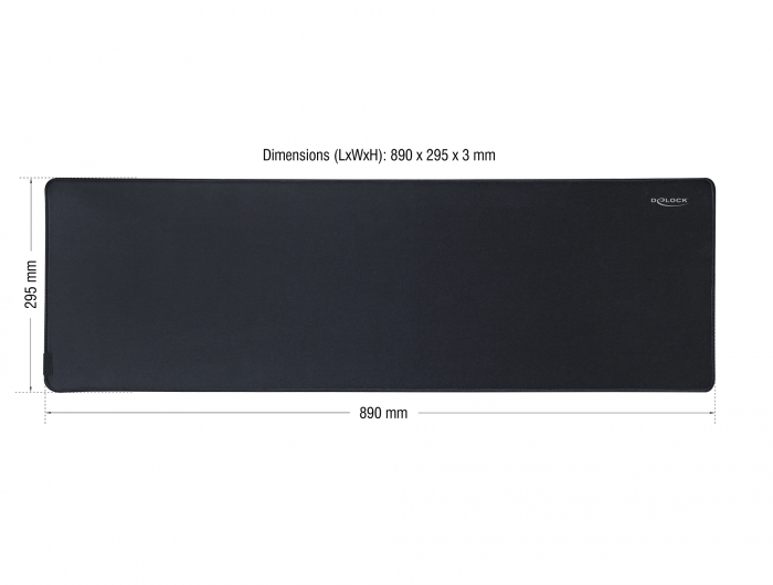 Gaming Mauspad 915 x 280 mm - wasserabweisend , Delock® [12557]