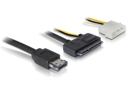Kabel, eSATAp zu SATA 22pin 2,5" - 3,5", HDD m, Delock® [84412]