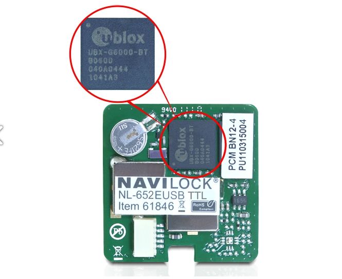 GPS Galileo Engine Module NL-652ETTL u-blox 6, Navilock® [61846]