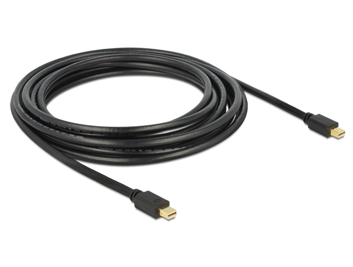 Kabel Mini Displayport 1.2 Stecker an Mini Displayport Stecker 4K 5,0m, Delock® [83477]