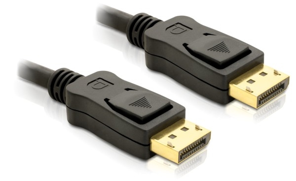 Kabel DisplayPort 1.2 Stecker > DisplayPort Stecker, 2m, schwarz, 4K, Delock® [82585]