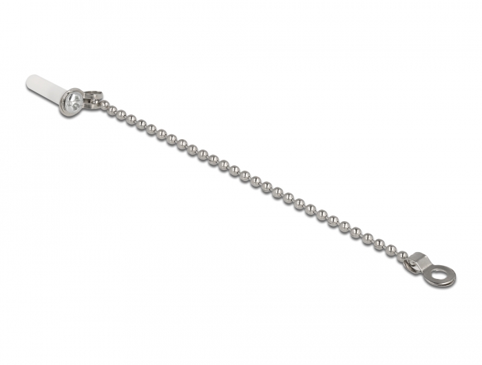 LWL Staubschutzkappe mit Kette für LC Stecker weiß, Delock® [86848]