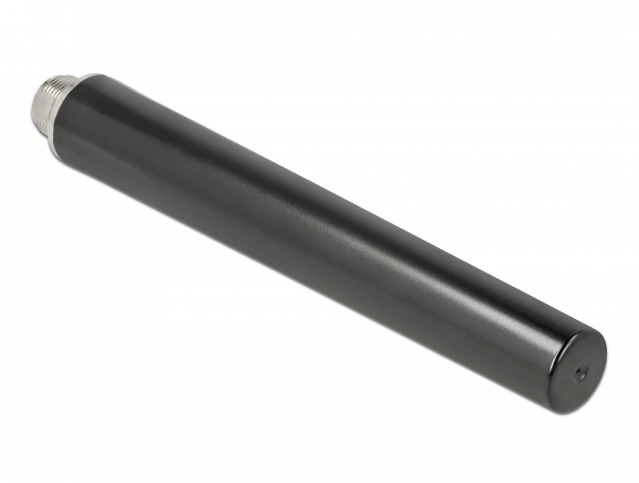 Dualband WLAN WiFi 6 Antenne N Buchse 4 - 6 dBi 16,55 cm omnidirektional starr outdoor schwarz, Delock® [12701]