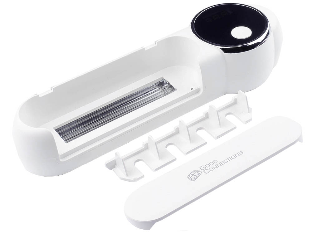 UV-C Zahnbürsten-Desinfektionsstation, für vier elektrische/manuelle Zahnbürsten, Good Connections®
