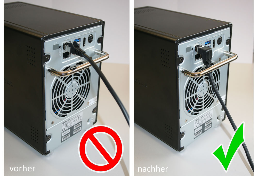 Patchkabel, Cat. 5e, F/UTP, beidseitig 90° nach unten gewinkelt, weiß, 3m, Good Connections®