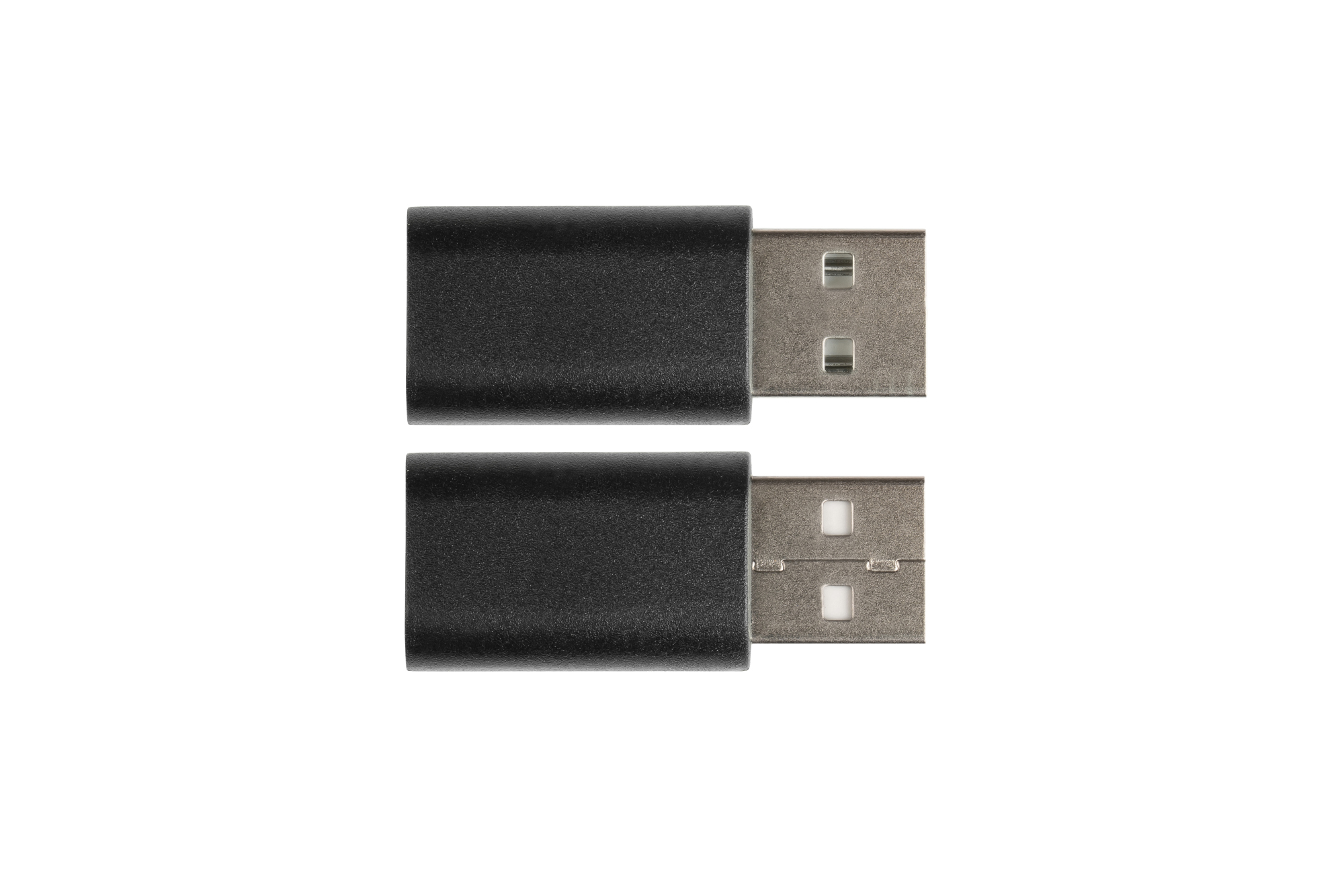Adapter USB 2.0 Stecker A an USB-C™ Buchse, schwarz, Good Connections®