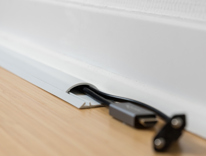 Kabelkanal selbstklebend 89 x 21 mm - Länge 1 m weiß, Delock® [20707]