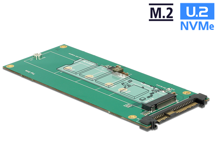 Konverter U.2 SFF-8639 NVMe an 1x M.2 Key M, Delock® [62865]