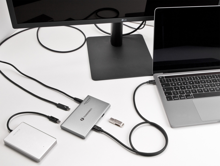 Thunderbolt™ 4 Hub 3 Port mit zusätzlichem SuperSpeed USB 10 Gbps Typ-A Port - 8K, Delock® [64157]