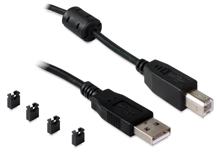 Adapter USB 2.0 zu 2 x Seriell RS-422/485, Delock ® [87586]