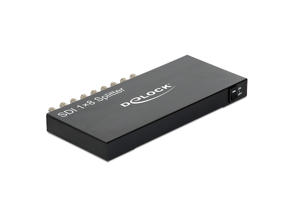 Splitter 3G-SDI 1 x BNC Buchse an 8 x BNC Buchse, Delock® [93253]
