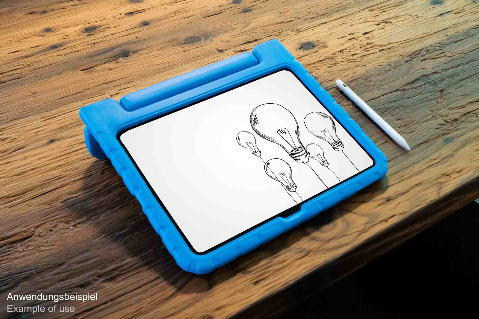 iPad 10,9" (10. Gen.) Tablet-Schutzhülle mit Kickstand, blau, Good Connections®