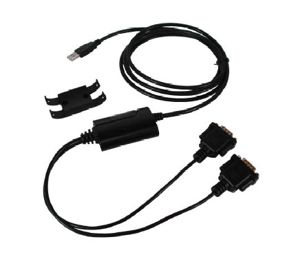 USB 2.0 zu 2S Seriell RS-232 Kabel mit 9 Pin Stecker, 1.8 m, Exsys® [EX-1322]