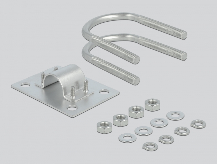 433 MHz Antenne N Buchse 2 dBi 40 cm omnidirektional starr outdoor grau , Delock® [12695]