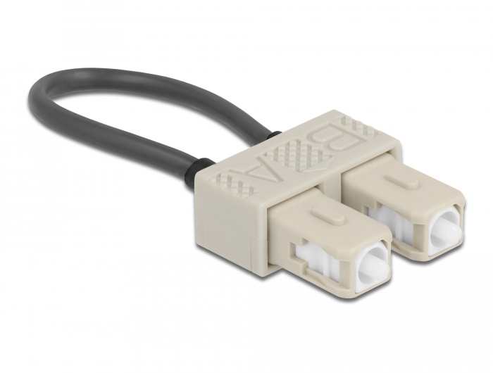 LWL Loopback Adapter SC / OM2 Multimode beige, Delock® [86922]