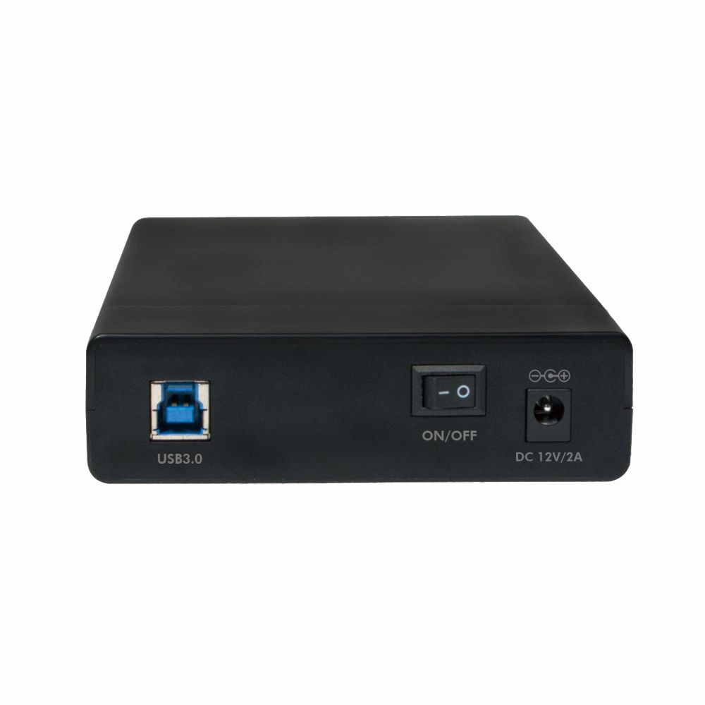 USB 3.0 HDD Gehäuse für 3,5" SATA HDD, Schwarz, LogiLink® [UA0276]