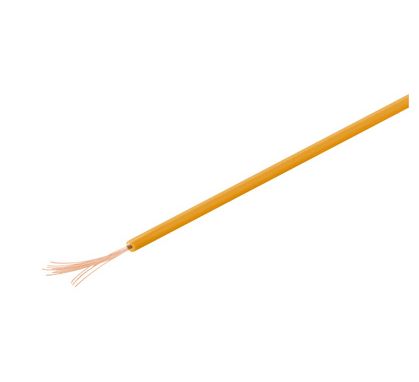 Kupferlitze isoliert, 10M, 1x0,14mm, orange, Good Connections®