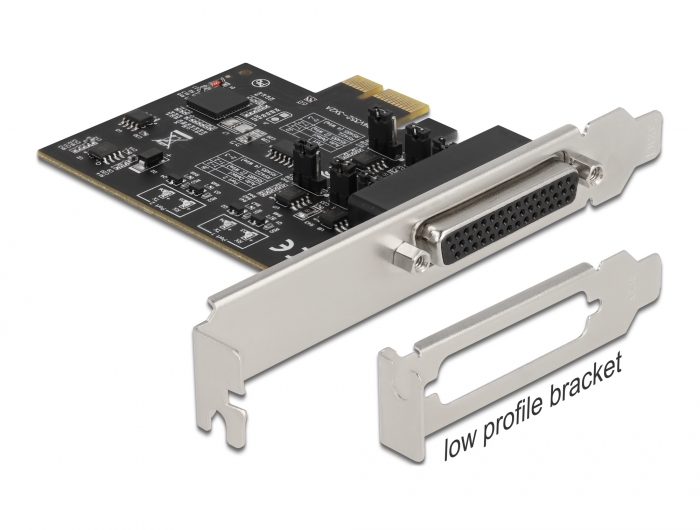 PCI Express Karte zu 2 x Seriell RS-422/485 mit 15 kV ESD Schutz, Delock® [90048]