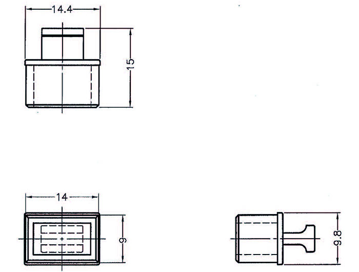 Staubschutz für SFP Schacht, mit Griff, 10 Stück, schwarz, Delock® [64021]