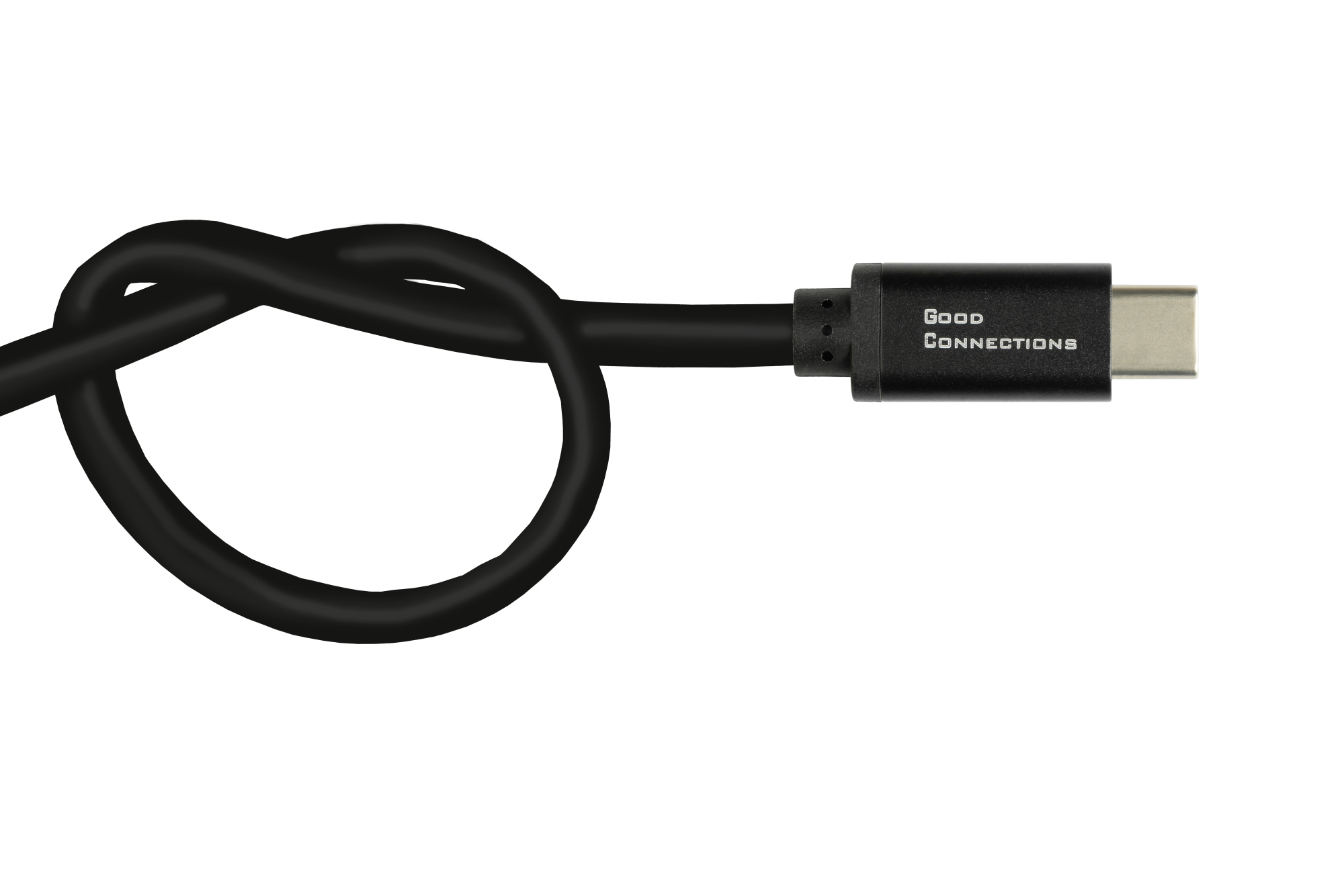 USB-C™ SmartFLEX Lade- und Datenkabel mit Power Delivery (PD3) 100W, USB 2.0, 5A E-Marker, schwarz, 1,5m, Good Connections®