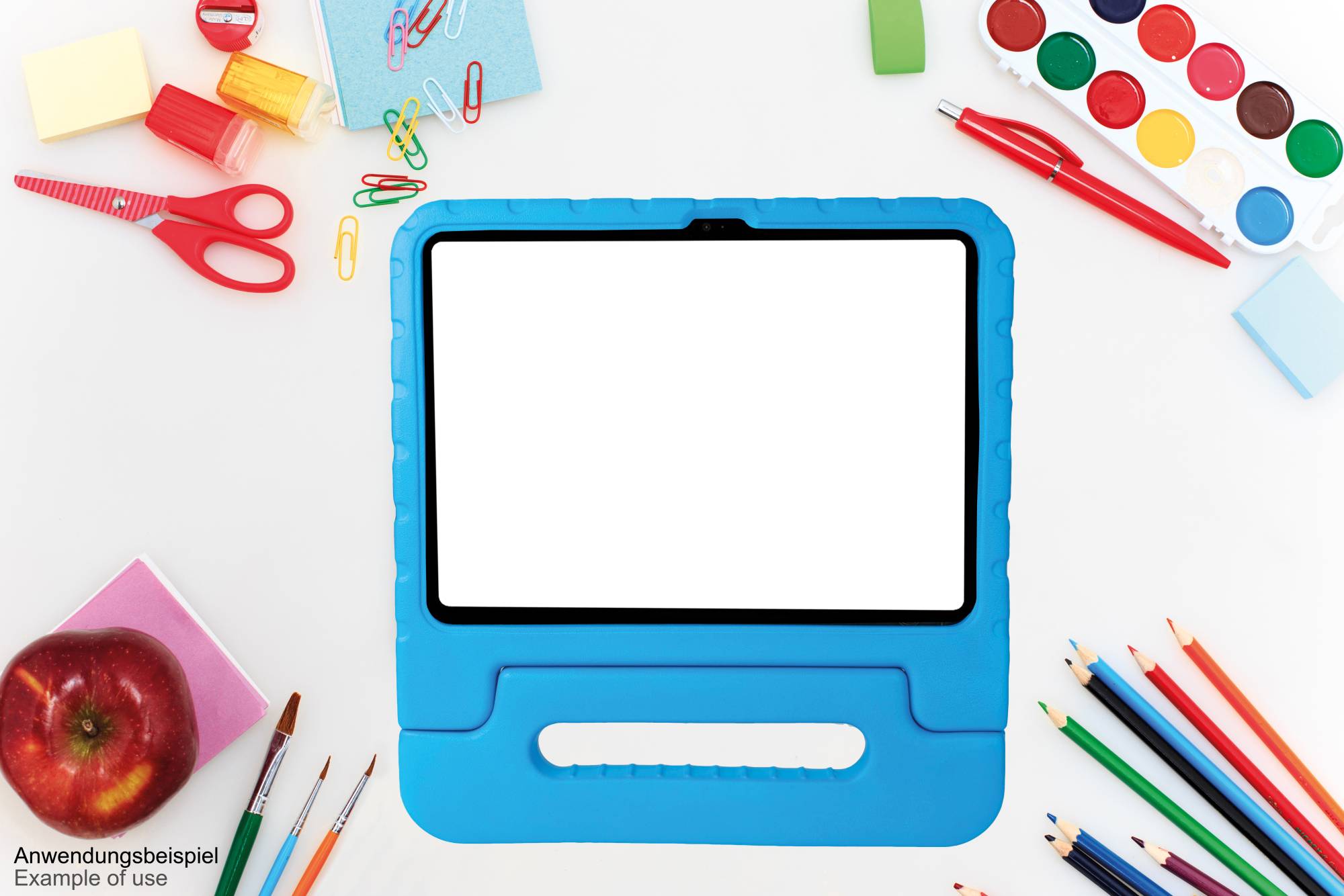 iPad 10,9" (10. Gen.) Tablet-Schutzhülle mit Kickstand, blau, Good Connections®