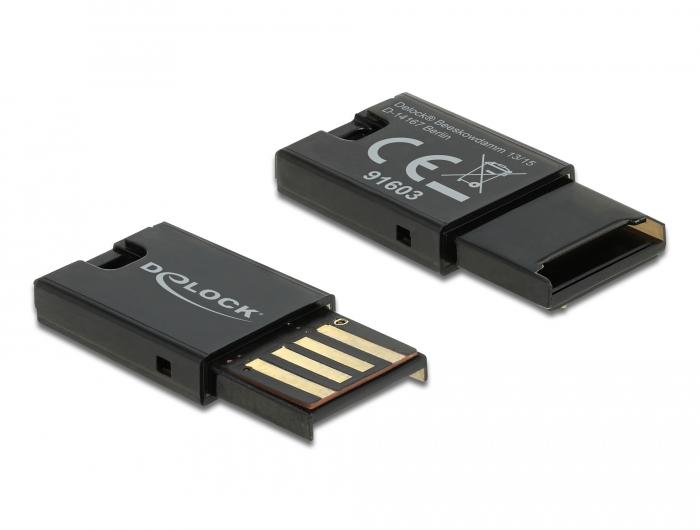 USB 2.0 Card Reader für Micro SD Speicherkarten, Delock® [91603]