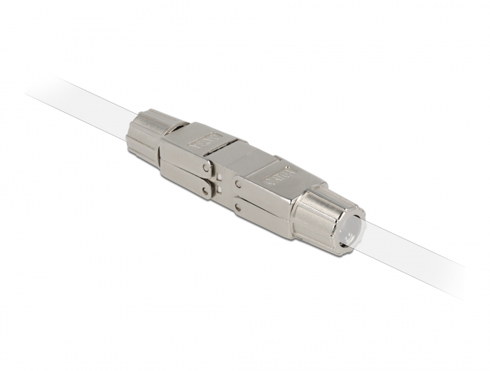 Verbinder für Netzwerkkabel Cat.6A STP werkzeugfrei, Delock® [86976]