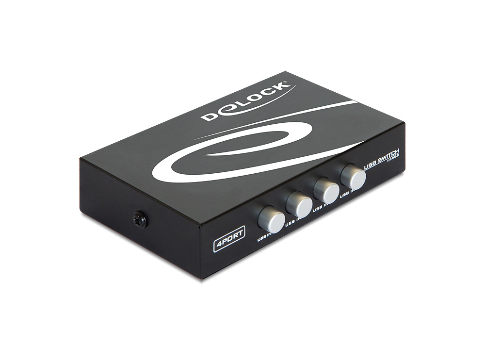 USB 2.0 Umschalter 4-fach, manuell, Delock® [87634]