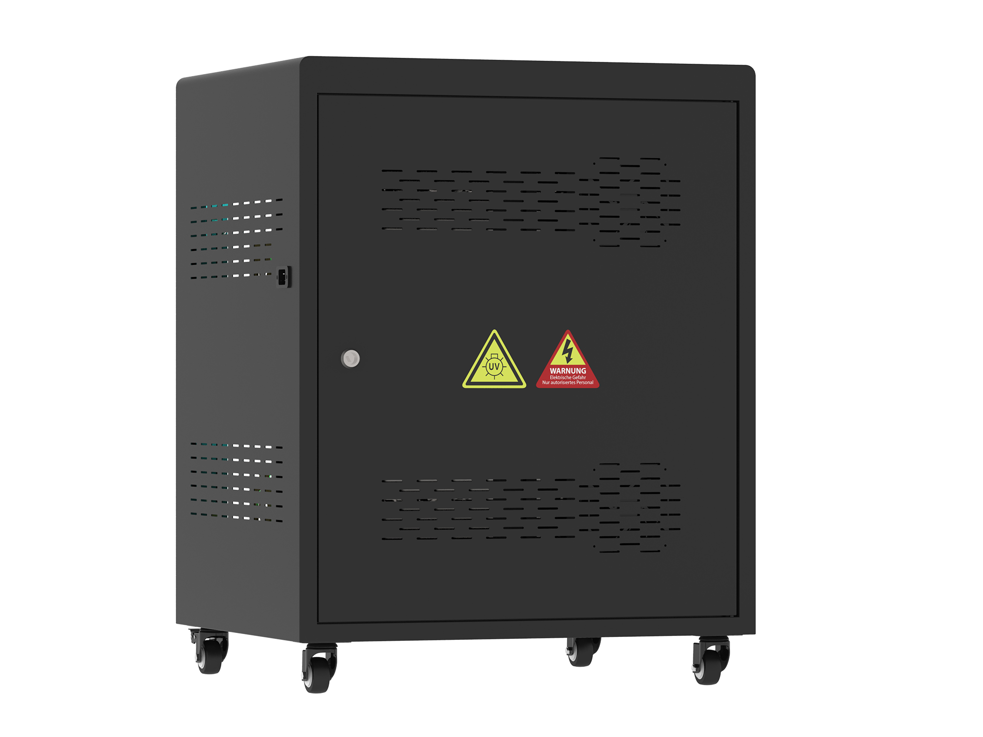 Good Connections® ANTARES PRO N24C Ladewagen bis 15,6", USB-C™, 65W Port, PD3.0, UVC-Desinfektion, schwarz