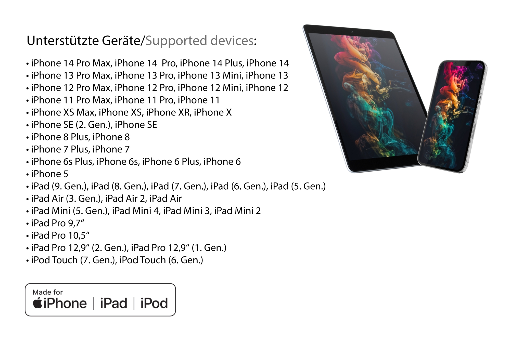 USB 2.0 Lade- und Datenkabel für iPhone/iPad/iPod, USB-C™ Stecker an Lightning™ Stecker, MFI zertifiziert, 18W, schwarz, 0,5m, Good Connections®