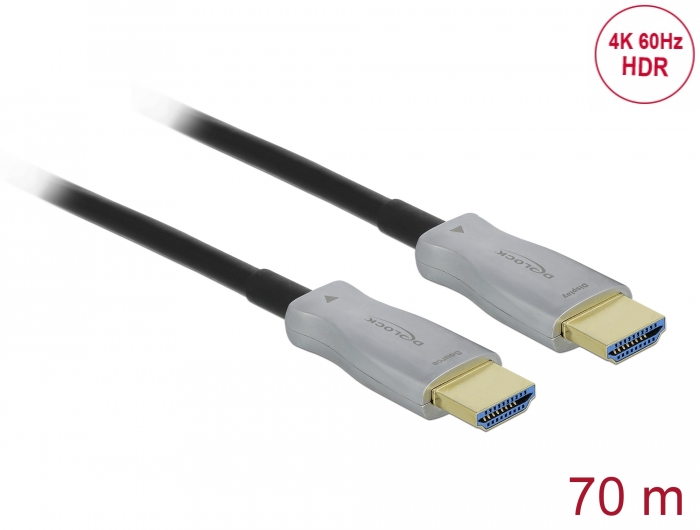 Aktives Optisches Kabel HDMI 4K 60 Hz 70 m, Delock® [84136]
