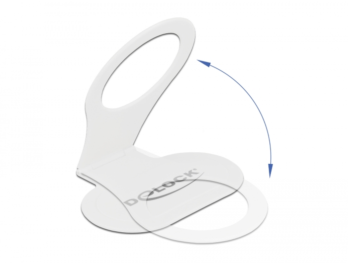 Handy Ladehalterung für Steckdose weiß, Delock® [18327]