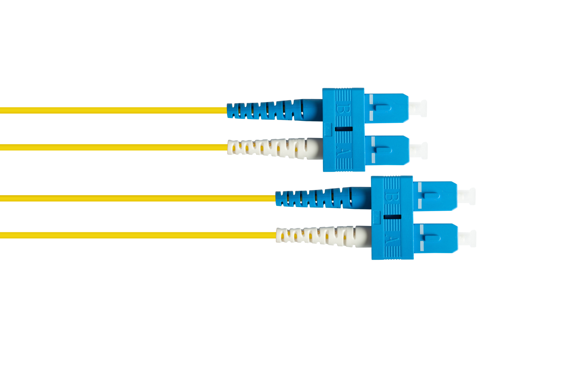 Patchkabel LWL Duplex OS2 (Singlemode, 9/125) SC/SC, LSZH, austauschbare Polarität, 2m, Good Connections®