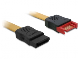 Verlängerungskabel, SATA 6 Gb/s, Stecker an Buchse, 0,3m, Delock® [82855]
