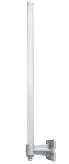 WLAN Antenne 802.11 b/g/n 8 dBI omnidirektional starr grau outdoor, Delock ® [88454]