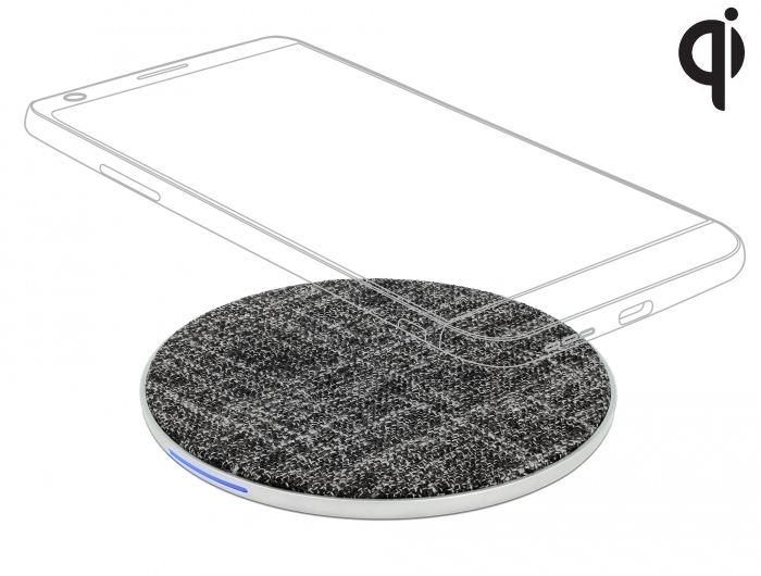 Kabelloses Qi Schnellladegerät 7,5/10W, Delock® [65919]