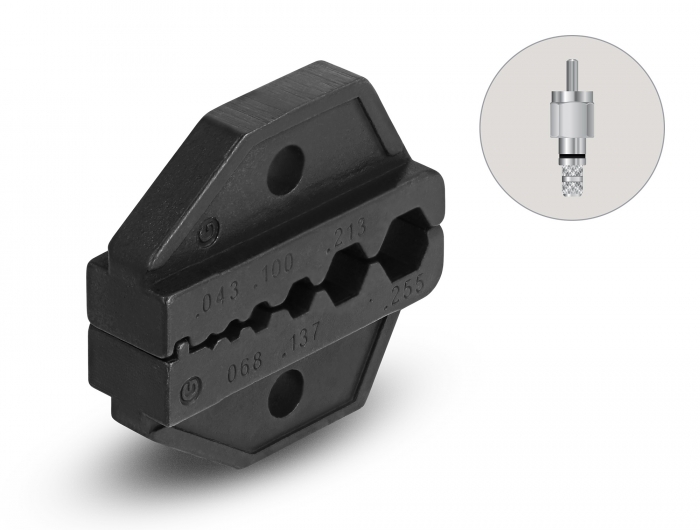 Pressprofileinsatz V für Crimpzange 90528, 90527, 90295 und 90296, Delock® [90533]