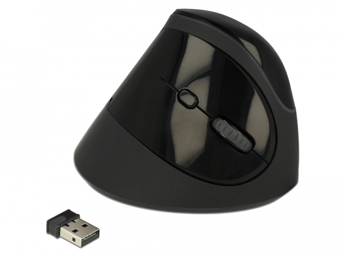 Ergonomische USB Maus vertikal - kabellos, Delock® [12599]