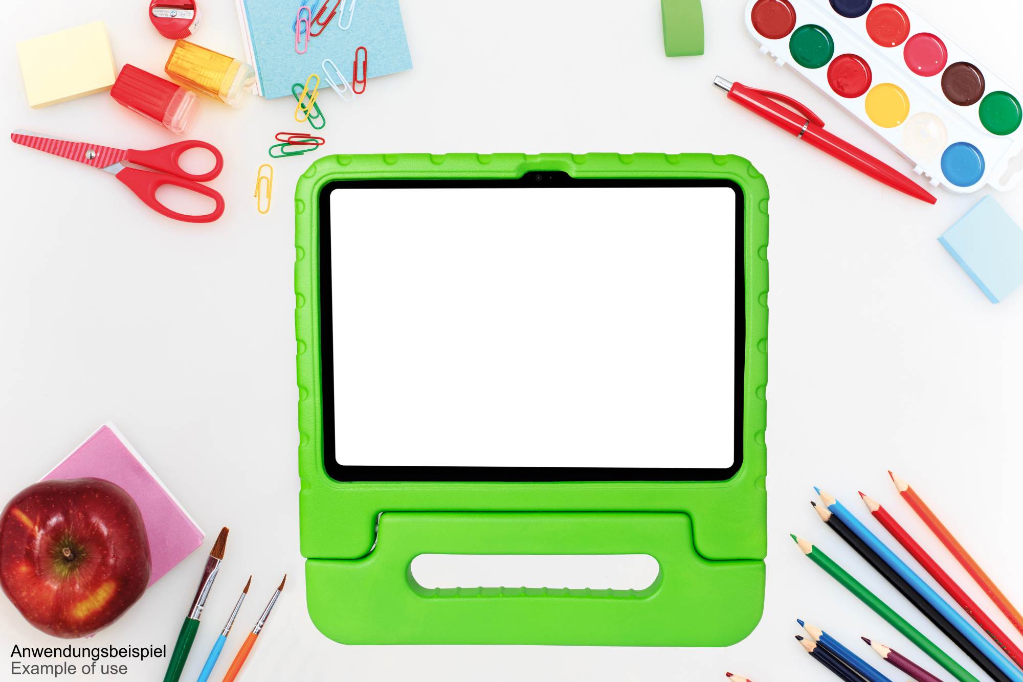 iPad 10,9" (10. Gen.) Tablet-Schutzhülle mit Kickstand, grün, Good Connections®