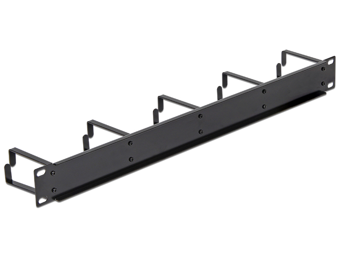 19" Kabelmanagement Panel schwarz, Delock® [42496]