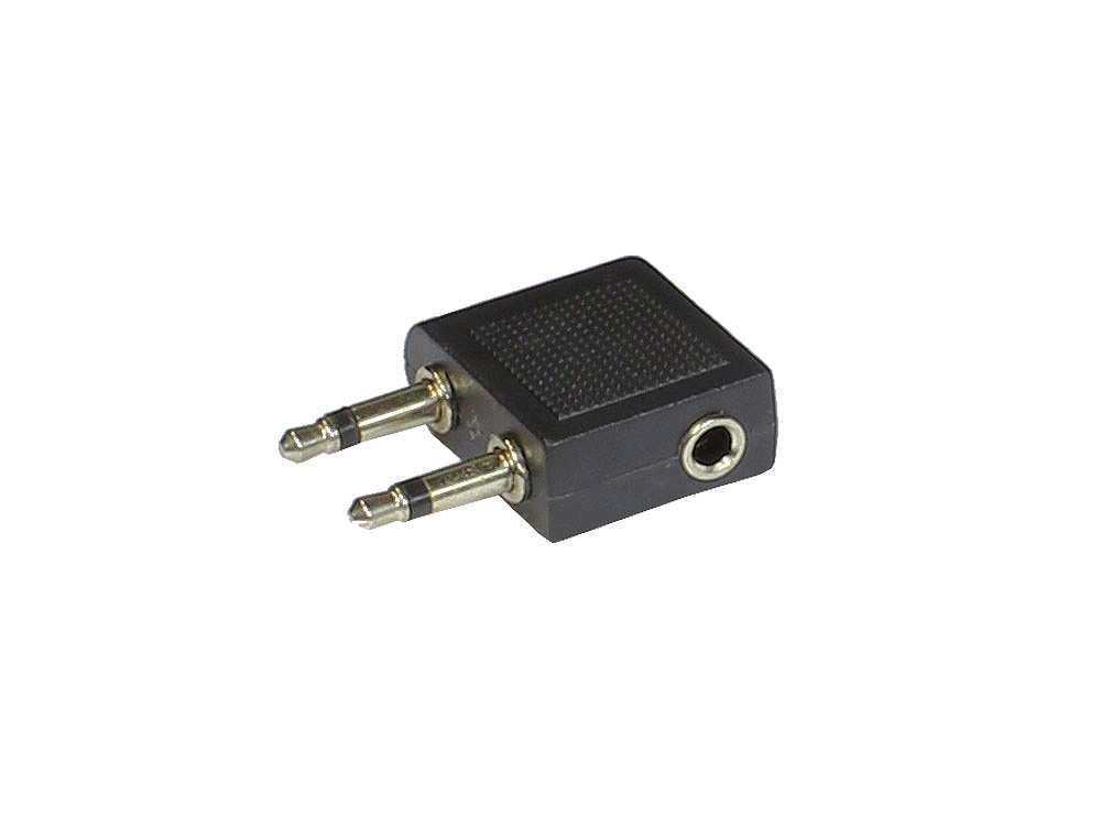 Audio Adapter 2 x 3,5mm Mono Stecker an 3,5mm Stereo Buchse, Good Connections®