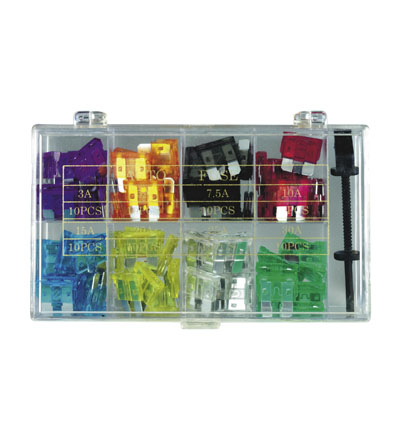 KFZ-Sicherungenset, Inhalt: 7 Werte