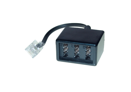 Telefonadapter RJ45 (8/4) Stecker an NFN Buchse, Good Connections®