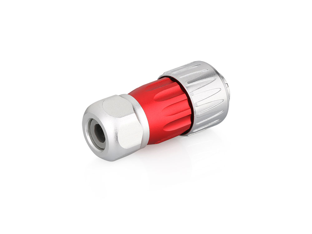 Industrie-Steckverbinder S3 - Power (4-Pin) Stecker mit Kabelverschraubung, Lötanschluss, Metall, M20, Bajonett, IP65/67, Good Connections®