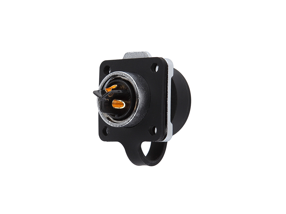 Industrie-Steckverbinder S3 - Power (3-Pin) Durchführungskupplung mit Flansch, Lötanschluss, Metall, M20, Bajonett, IP65/67, Good Connections®