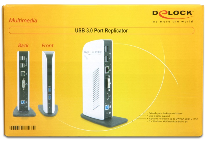USB 3.0 Port Replikator, Delock ® [87568]