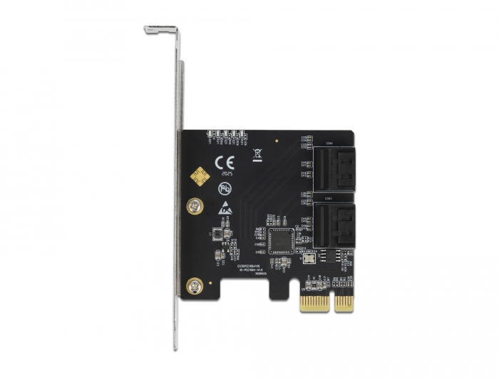 4 Port SATA PCI Express x1 Karte - Low Profile Formfaktor, Delock® [90010]