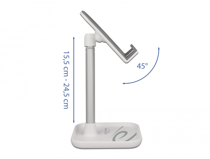 Smartphone und Tablet Teleskopständer mit Ablage, Delock® [18407]
