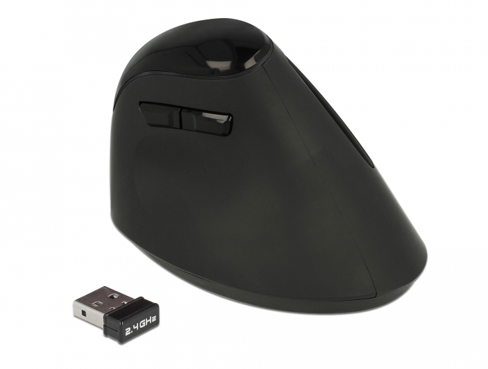 Ergonomische USB Maus vertikal - kabellos, Delock® [12599]